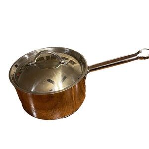 Revere Pro Line Stainless Steel Saucepan with Lid, #6713 3QT/3L